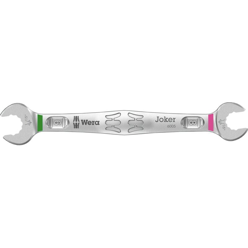 foto del prodotto wera 05020311001 chiave a doppia forchetta, 6005 chiave joker a forchetta doppia, 8 x 9 x 122.2 mm