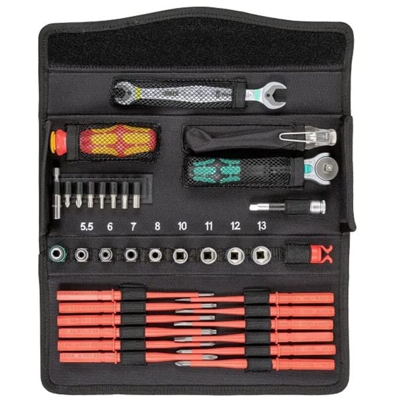 foto del prodotto wera 05135870001 set di utensili, kraftform kompakt w 2 manutenzione, 35 pezzi