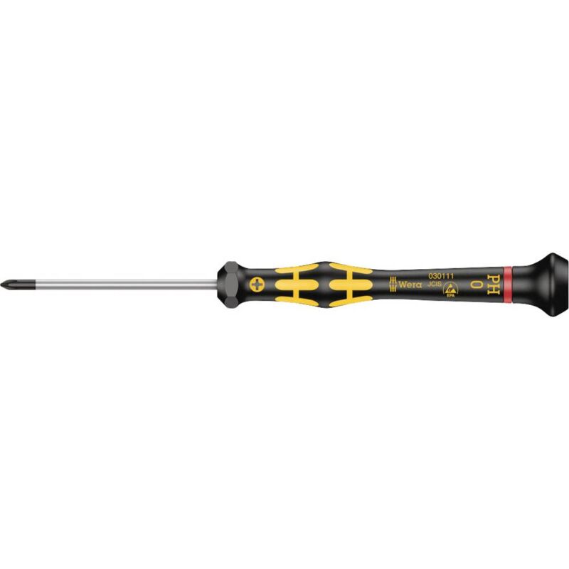 foto del prodotto wera 1550 05030111001 esd cacciavite a croce ph 0 lunghezza della lama 60 mm
