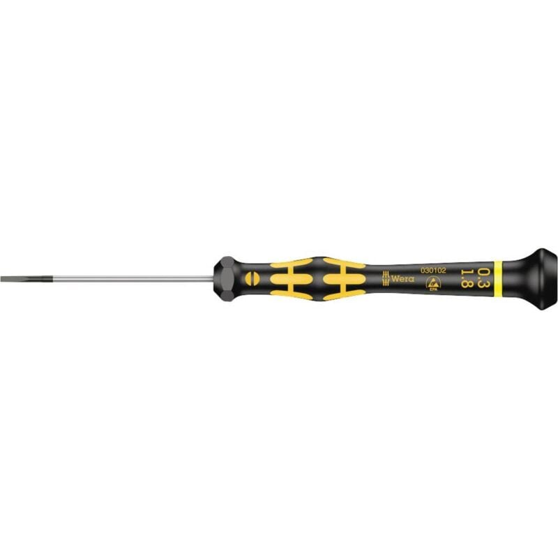 foto del prodotto wera 1578 a esd cacciavite a taglio larghezza della lama 1.8 mm lunghezza della lama 60 mm