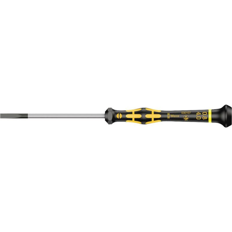 foto del prodotto wera 1578 a esd cacciavite a taglio larghezza della lama 4 mm lunghezza della lama 80 mm