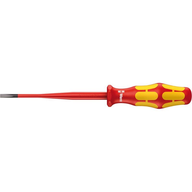 foto del prodotto wera 160 is vde cacciavite a taglio larghezza della lama 4 mm lunghezza della lama 100 mm din en 60900