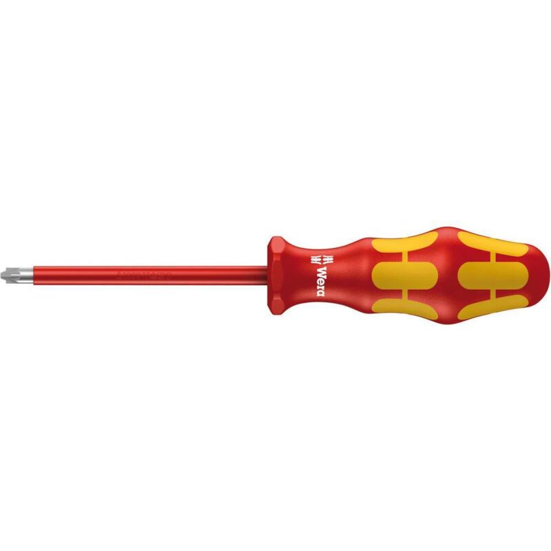 foto del prodotto wera 165 i vde cacciavite plusminus dimensione cacciavite sl pz 1 lunghezza della lama 80 mm