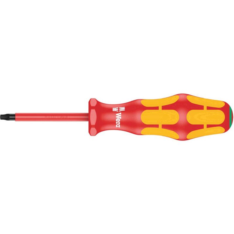 foto del prodotto wera 167 i vde cacciavite torx dimensione cacciavite t 20 lunghezza della lama 80 mm din en 60900 1 pz.