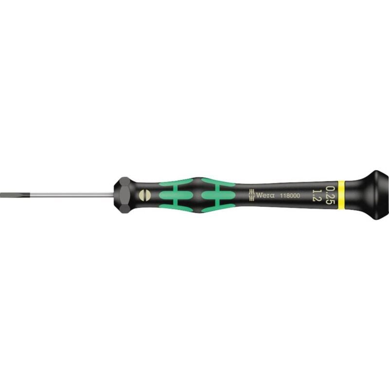 immagine 0 del prodotto wera 2035 elettronica e meccanica di precisione cacciavite a taglio larghezza della lama 2.5 mm lunghezza della lama 