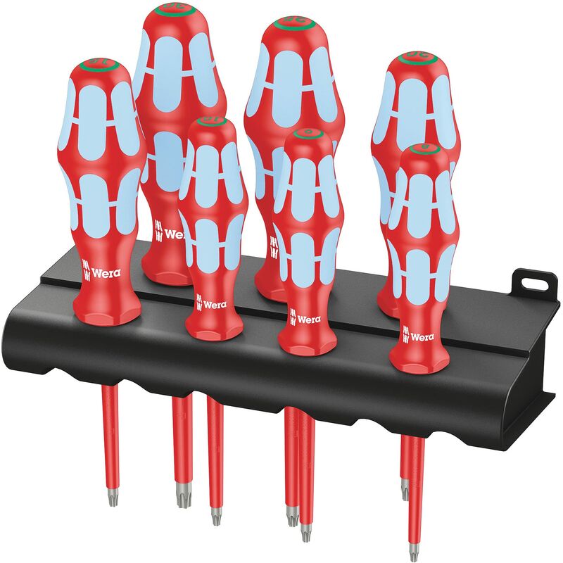 foto del prodotto wera 3167 i 7 torx schraubendrehersatz, edelstahl rack