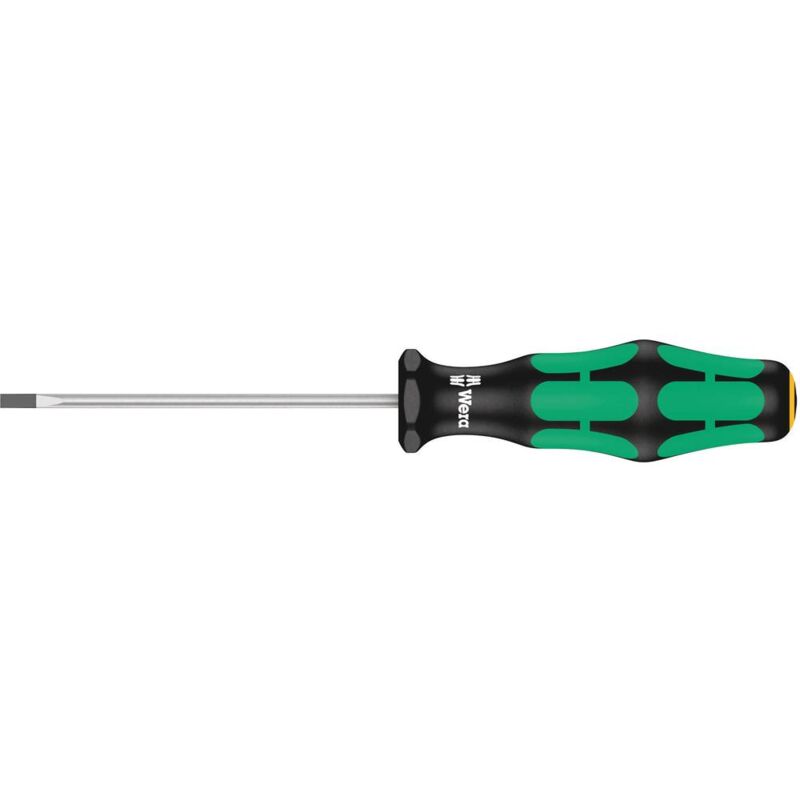 foto del prodotto wera 335 officina e meccanica cacciavite a taglio larghezza della lama 2.5 mm lunghezza della lama 75 mm