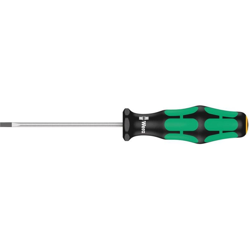 foto del prodotto wera 335 officina e meccanica cacciavite a taglio larghezza della lama 3 mm lunghezza della lama 80 mm