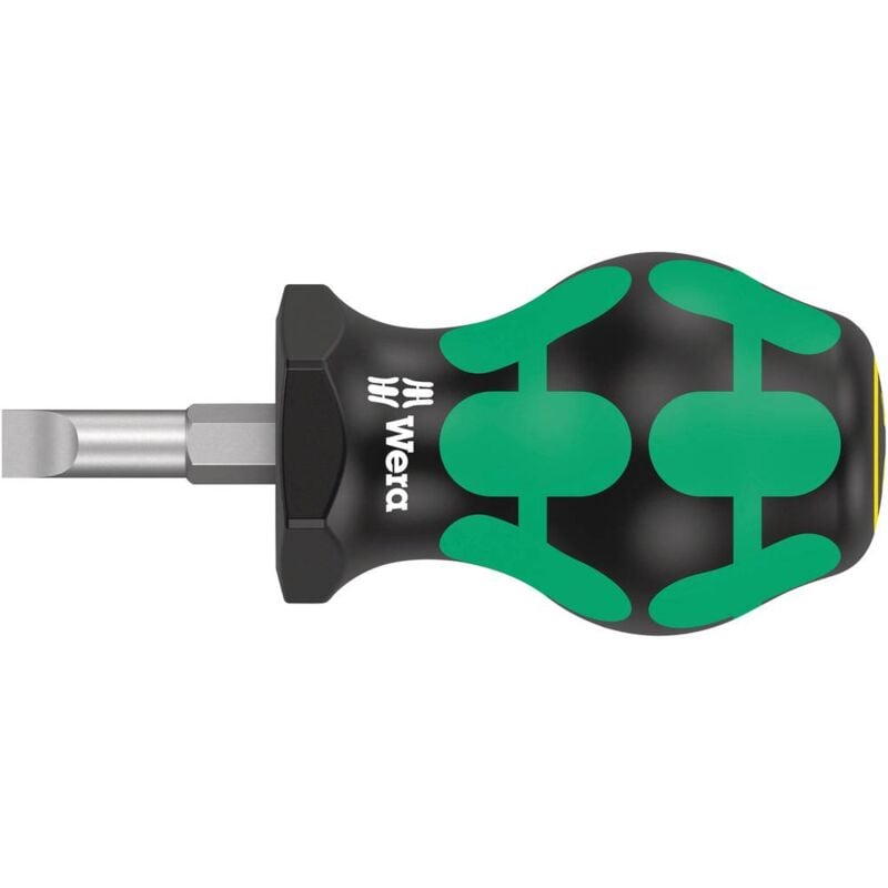 foto del prodotto wera 335 stubby cacciavite a taglio larghezza della lama 6.50 mm lunghezza della lama 25 mm