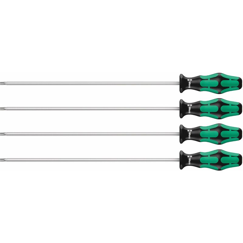 foto del prodotto wera 367 4 torx hf assortimento di giraviti kraftform plus con ritegno vite, 4 pezzi