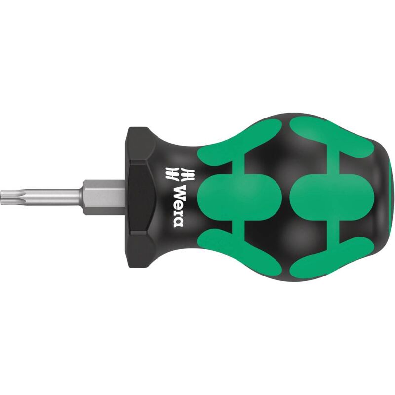 foto del prodotto wera 367 torx stubby cacciavite torx dimensione cacciavite t 10 lunghezza della lama 25 mm 1 pz.
