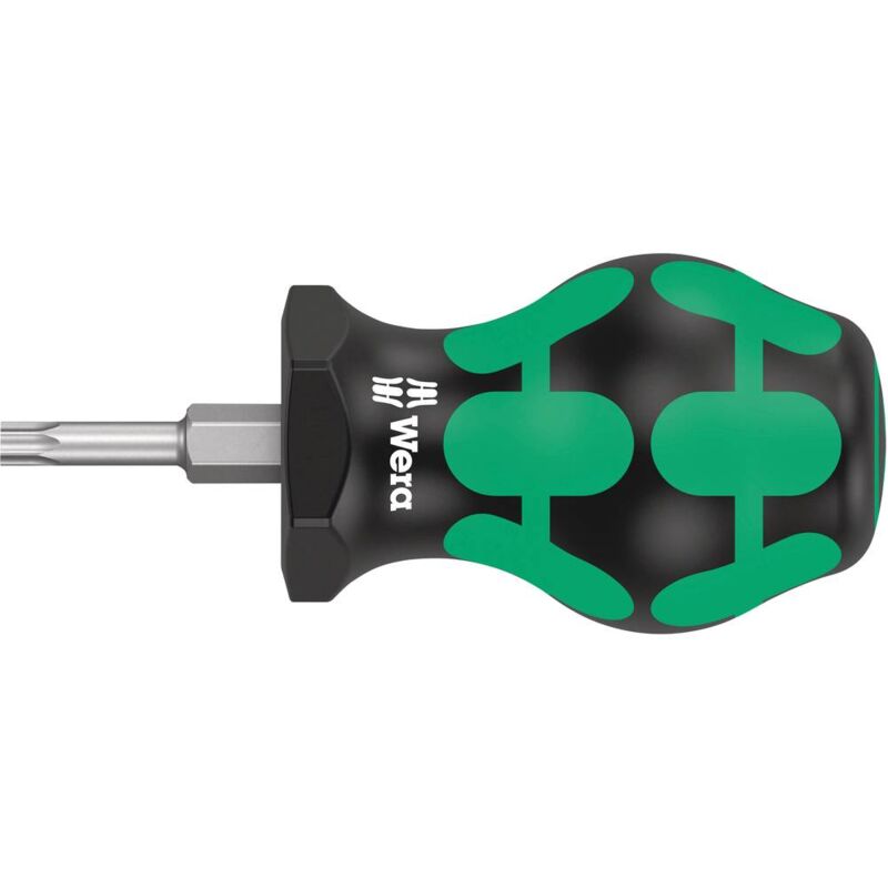 foto del prodotto wera 367 torx stubby cacciavite torx dimensione cacciavite t 20 lunghezza della lama 25 mm 1 pz.