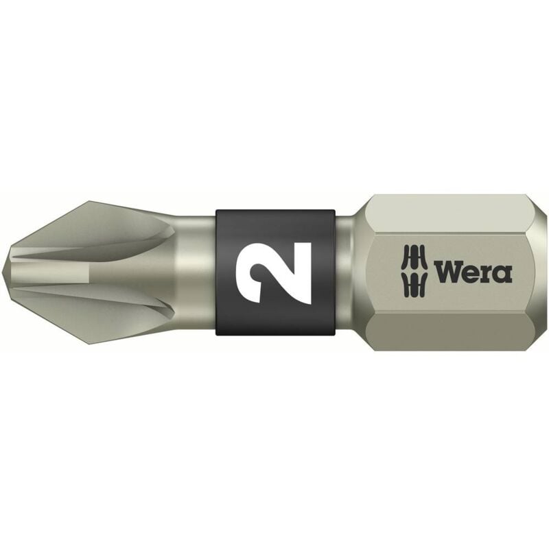 foto del prodotto wera 3855 1 ts pz 1 x 25 mm 05071020001 inserto a croce pz 1 acciaio inox d 6.3 1 pz.