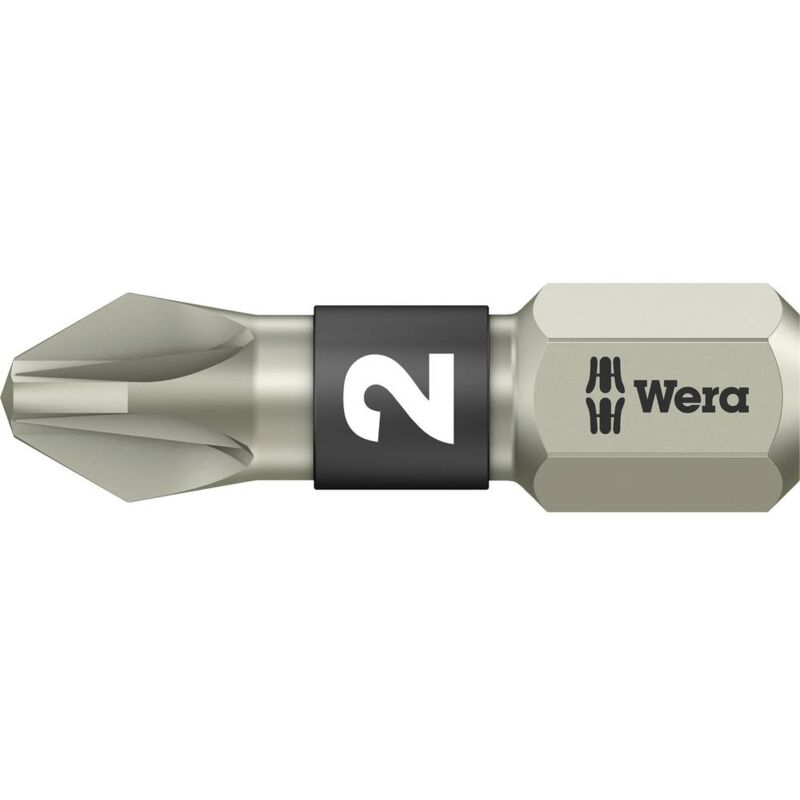 foto del prodotto wera 3855 1 ts pz 2 x 25 mm 05071021001 inserto a croce pz 2 acciaio inox d 6.3 1 pz.