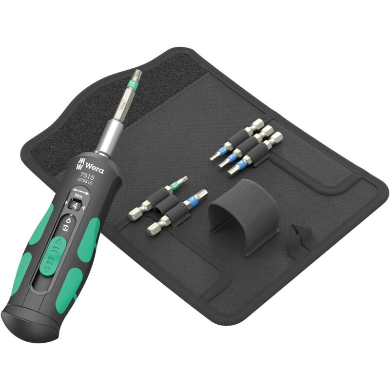 foto del prodotto wera 7515 7 kraftform safe torque speed bicycle 1 05075850001 kit inserti 7 parti torx, brugola interna incl. cacciavit