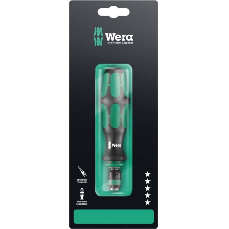 foto del prodotto wera 817 r officina e meccanica cacciavite porta inserti 1 4 6.3 mm din 3126, din iso 1173