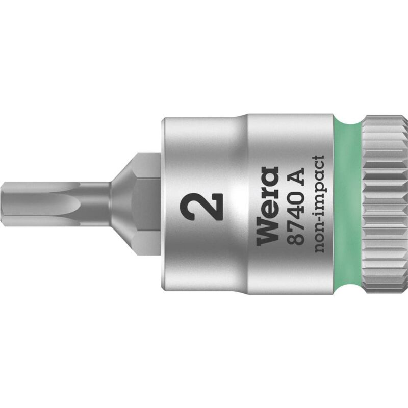 foto del prodotto wera 8740 a 05003330001 brugola interna inserto giravite a bussola 2 mm 1 4 6.3 mm 