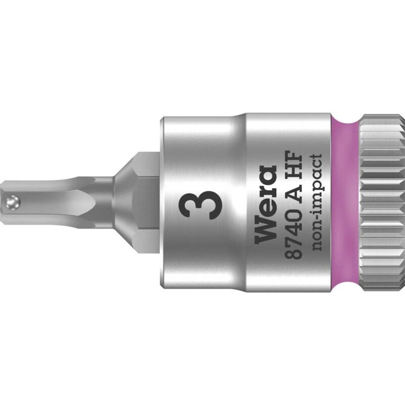 foto del prodotto wera 8740 a 05003332001 brugola interna inserto giravite a bussola 3 mm 1 4 6.3 mm 