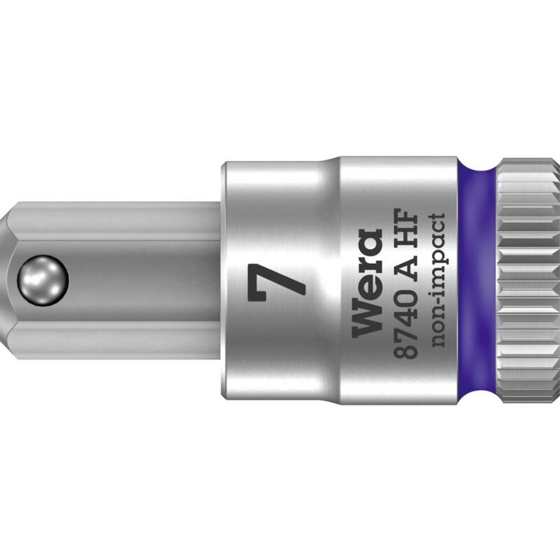 foto del prodotto wera 8740 a 05003341001 brugola interna inserto giravite a bussola 7 mm 1 4 6.3 mm 