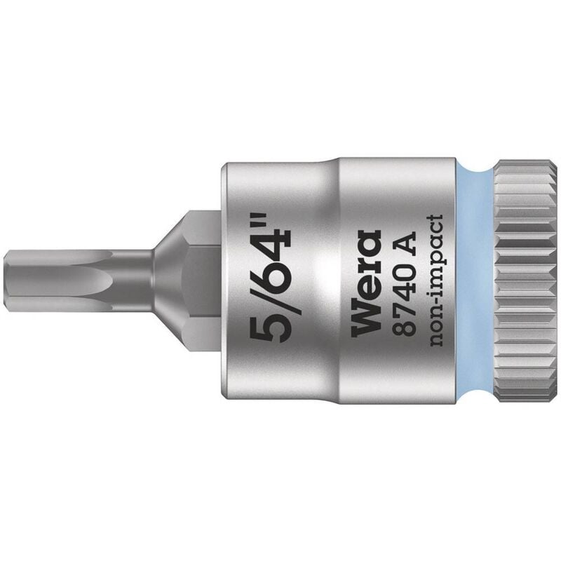 foto del prodotto wera 8740 a 05003380001 brugola interna inserto giravite a bussola 5 64 1 4 6.3 mm 