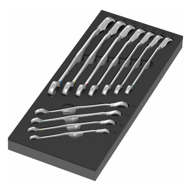 foto del prodotto wera - 9733 inserto in schiuma 6001 joker set 1, 11 pezzi