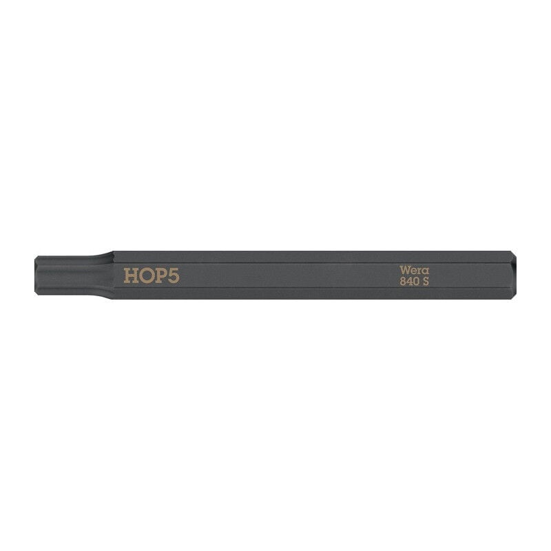 foto del prodotto wera bit 840 s hex plus 5,0x70mm 1 4 di pollice hex plus 5,0x70mm l.70mm per 5 