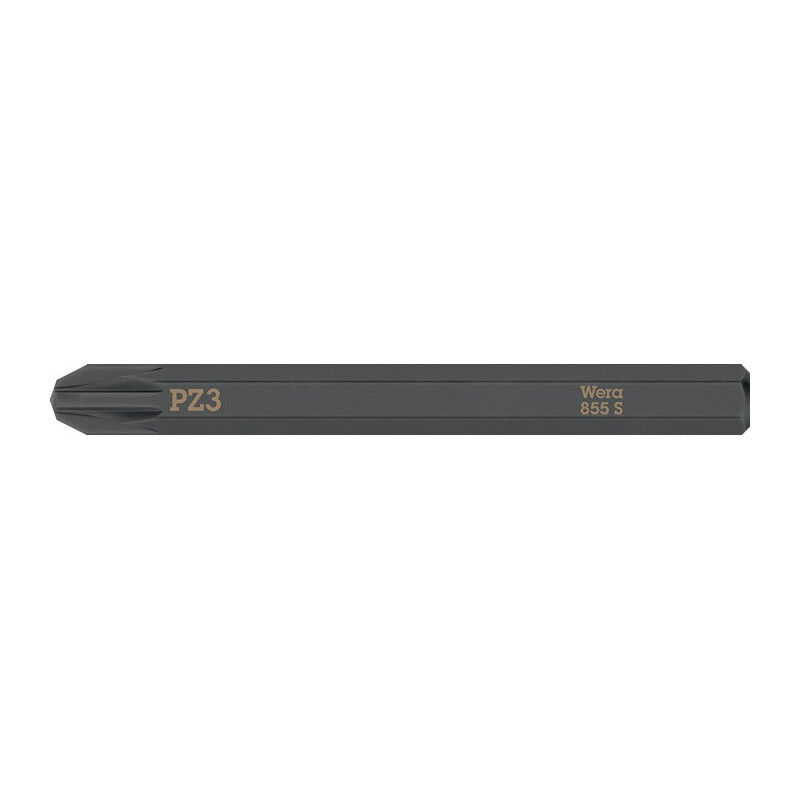 foto del prodotto wera bit 855 s pz 3x70mm 1 4 di pollice 855 s pz 3x70mm l.70mm per 5 