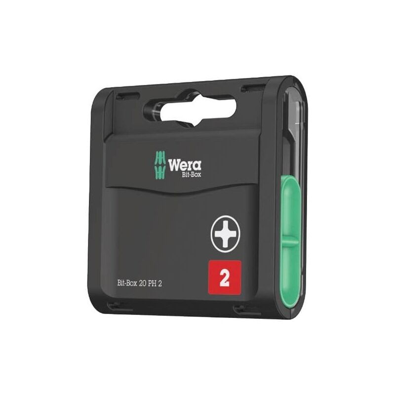 foto del prodotto wera, bit box 20 ph 2, 20 pezzi