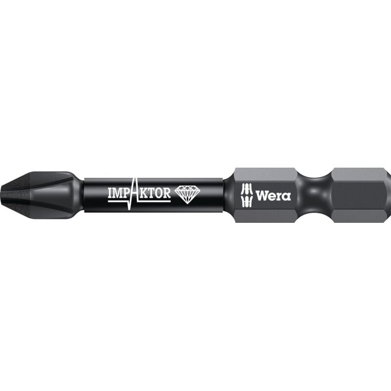 foto del prodotto wera bit impaktor 1 4 din 3126 e6.3 pack 5er ph2x50mm 5er