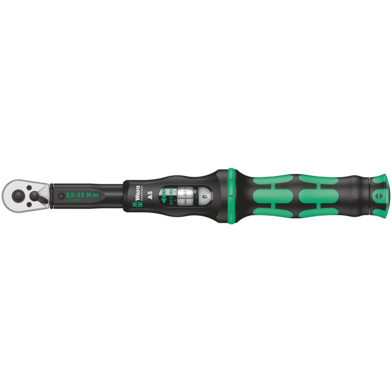 foto del prodotto wera chiave dinamometrica click torque a 5 1 4 2,5 25 nm
