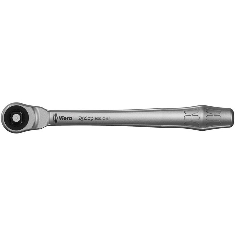 foto del prodotto wera cricchetto con levetta d inversione 1 2 12.5 mm 281 mm zyklop metal 8003 c 05004063001