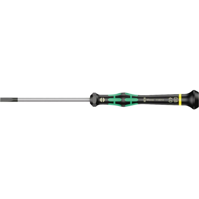 foto del prodotto wera elettronica e meccanica di precisione cacciavite a taglio 2035 05118014001 larghezza della lama 4 mm lunghezza de