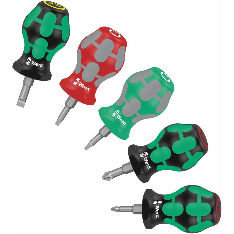 foto del prodotto wera juego de destornilladores stubby set 3