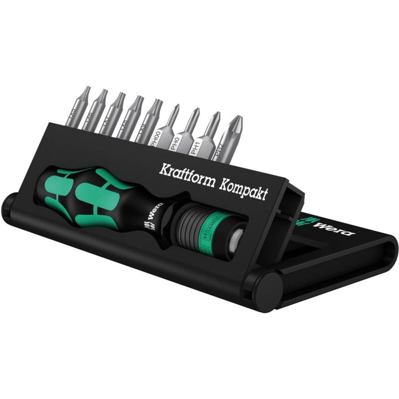foto del prodotto wera kraftform kompakt 11 plus 05 135942 001 kit inserti 10 parti croce phillips, torx interno