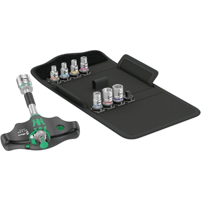 foto del prodotto wera kraftform kompakt 400 ra set imperial 2 cacciavite a cricchetto 1 4