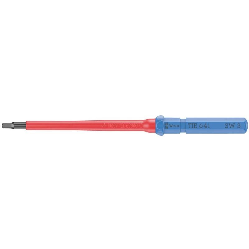 foto del prodotto wera kraftform kompakt vde 64 i 3,0 x 157 mm tie elettricisti brugola interna lama intercambiabile per giraviti 3.0 mm