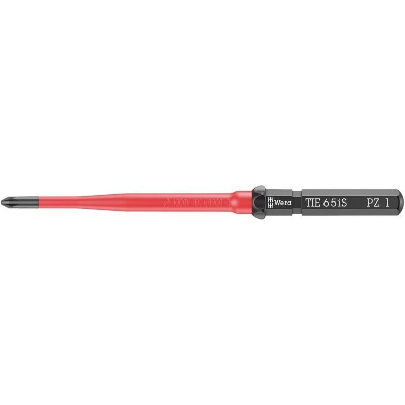 foto del prodotto wera kraftform kompakt vde 65 is pz 1 x 157 mm tie elettricisti pozidriv lama intercambiabile per giraviti pz 1