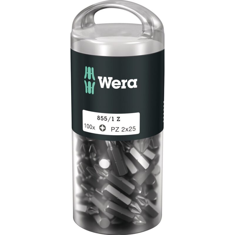 foto del prodotto wera phillips inserti pz 1 4 grande pacchetto, lungo 25 mm, dimensioni pz 2
