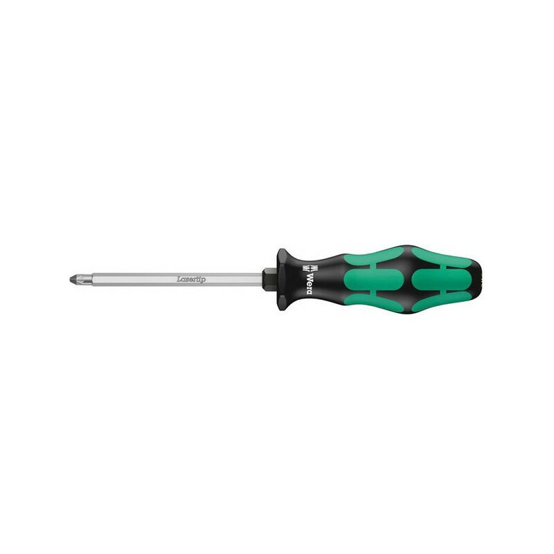 foto del prodotto wera pz cacciavite a croce con 6 facce lama dimensioni pz 1, lunghezza la lama 80 mm, lunghezza totale 178 millimetri, lama 6 lati 5 mm