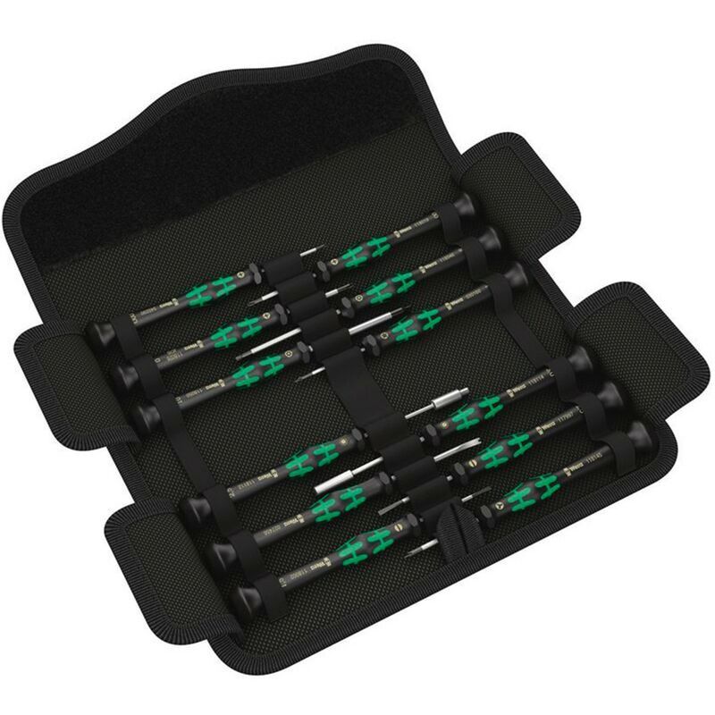 foto del prodotto wera set di 12 cacciaviti kraftform micro kraftform micro 12 electronics 1