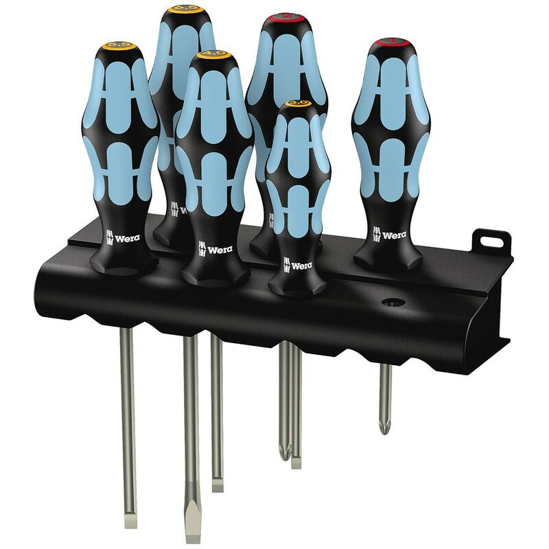 foto del prodotto wera set di 6 cacciaviti kraftform 3334 6 rack