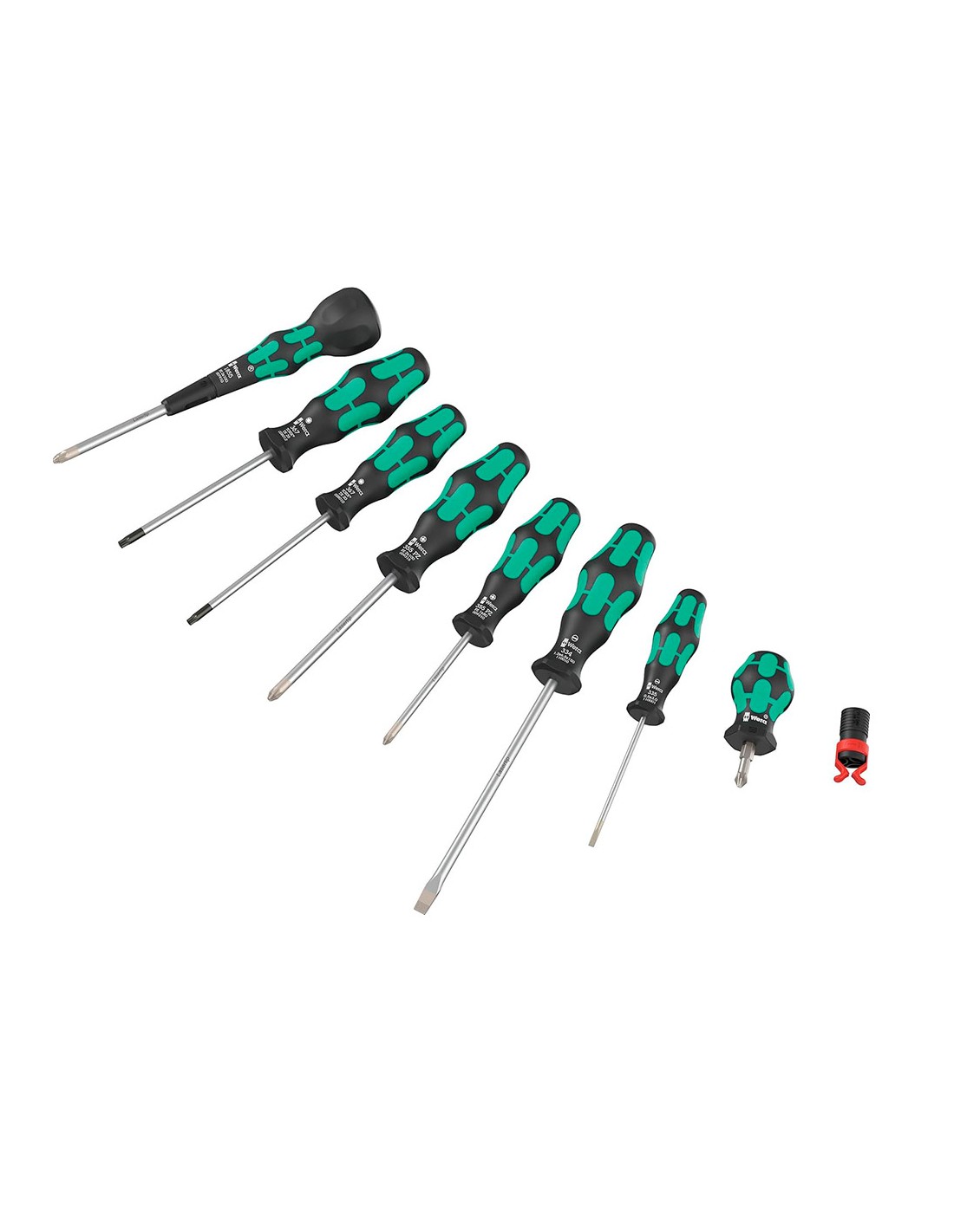 foto del prodotto wera set di 8 cacciaviti ball-grip 9528 4013288227584