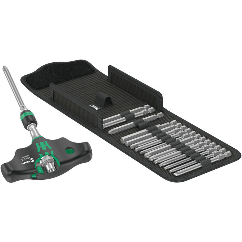 foto del prodotto wera set di cacciaviti kraftform kompakt 400 ra set 1, 17 pezzi