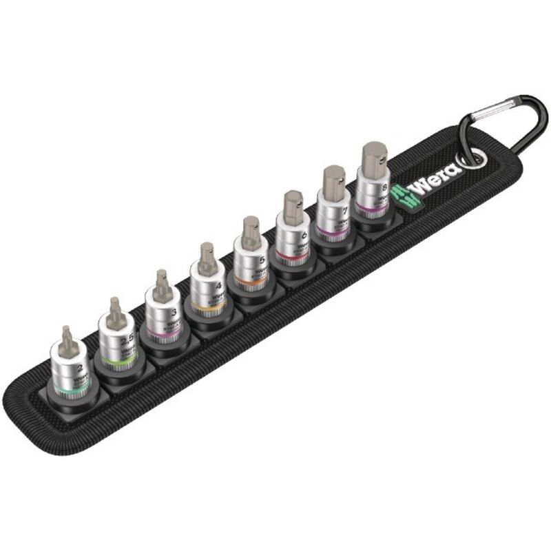 foto del prodotto wera set presa funzione hold con 1 4 esagonale da 8 pezzi
