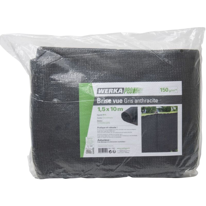 foto del prodotto werka pro frangivento grigio antracite 10m 150g m2 1,50 x 10m