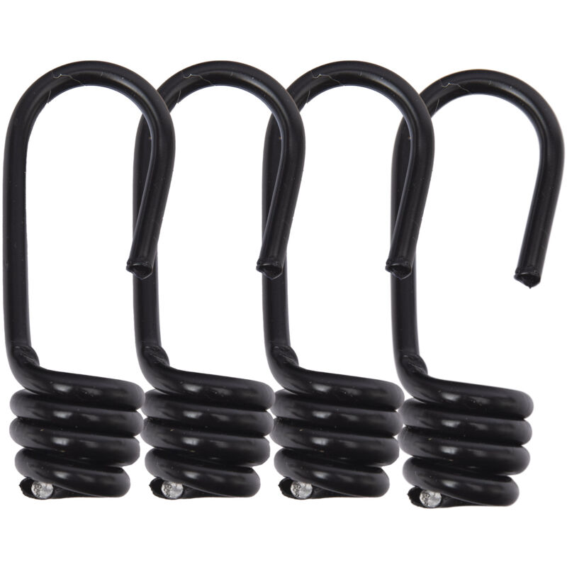 foto del prodotto werka pro ganci in acciaio plastificato confezione da 4 pezzi per tenditore da 10 a 12 mm
