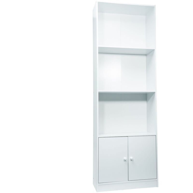foto del prodotto werka pro mobile di stoccaggio bianco 3 ripiani 2 porte
