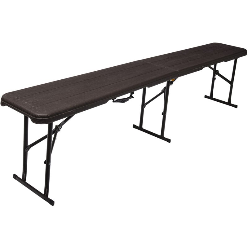foto del prodotto werka pro panca pieghevole aspetto legno 180x28x43cm