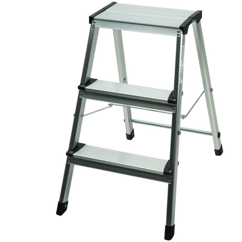 foto del prodotto werka pro - piano d'appoggio pieghevole in alluminio 3 gradini