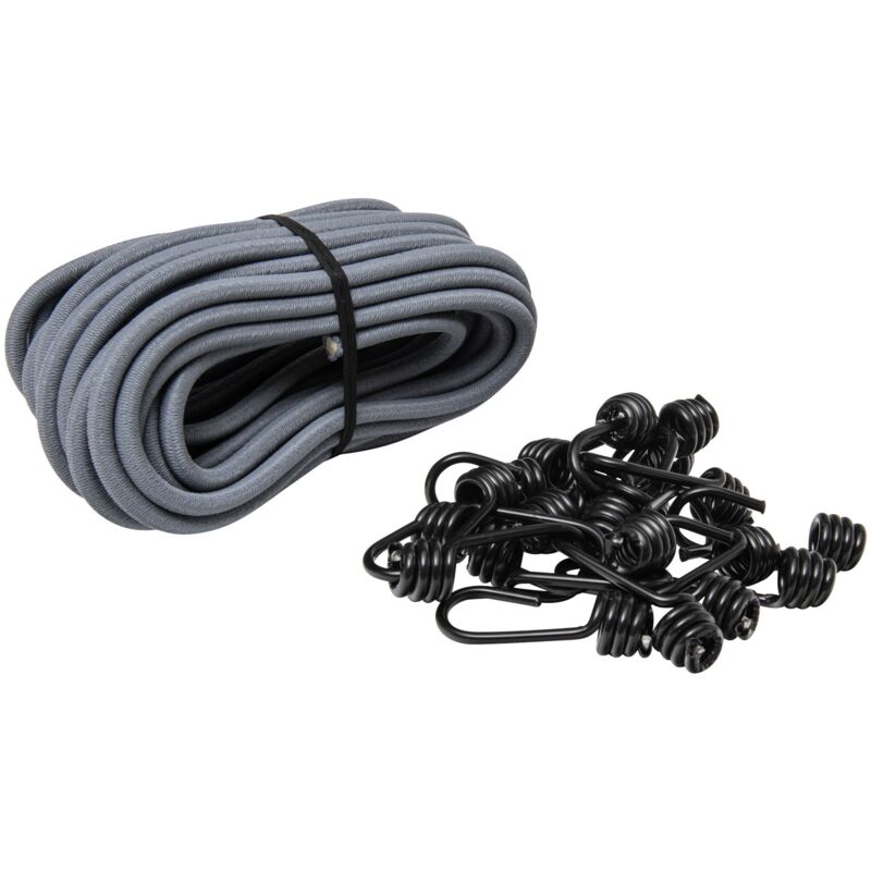 foto del prodotto werka pro rotolo di tenditore 10 m, 8 mm con 20 ganci